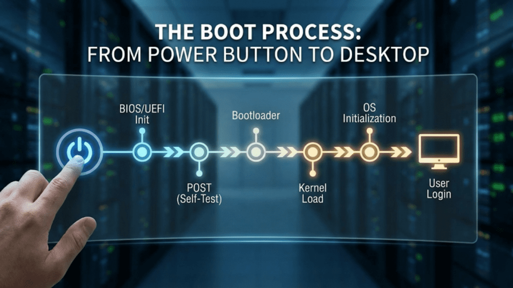 UNDERSTANDING THE BOOT PROCESS IN COMPUTERS FROM POWER ON TO OS visual data 6