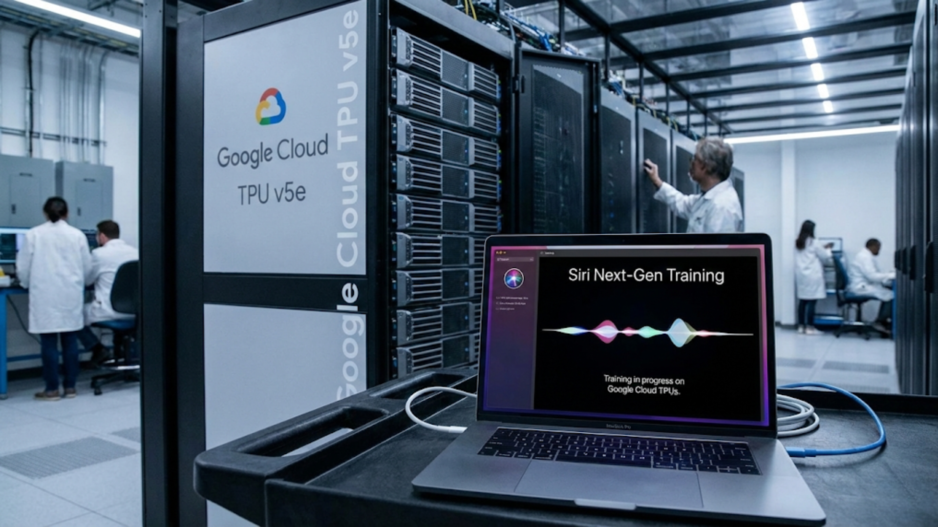 Apple Training Next-Gen Siri on Google Cloud TPUs Apple Training Next-Gen Siri on Google Cloud TPUs
