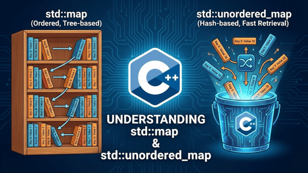 C++ std::map vs std::unordered_map: Complete Guide with Examples