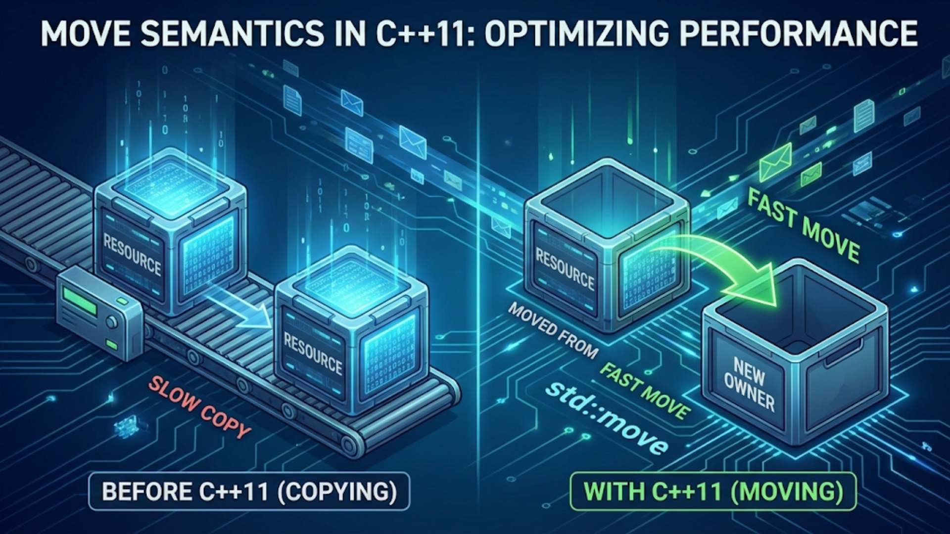 Move Semantics in C++11: Optimizing Performance