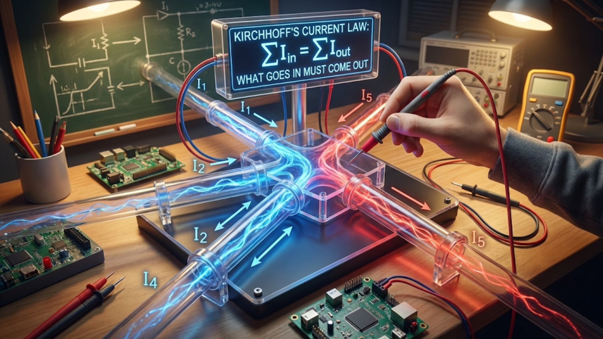 Understanding Kirchhoff’s Current Law: What Goes In Must Come Out Understanding Kirchhoff's Current Law: What Goes In Must Come Out