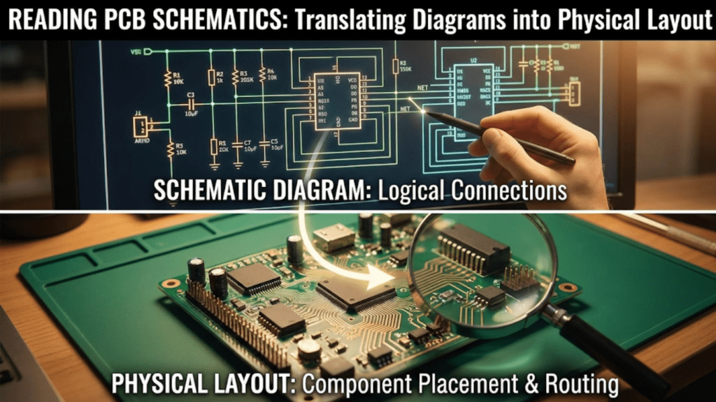 Reading PCB Schematics: Translating Diagrams into Physical Layout