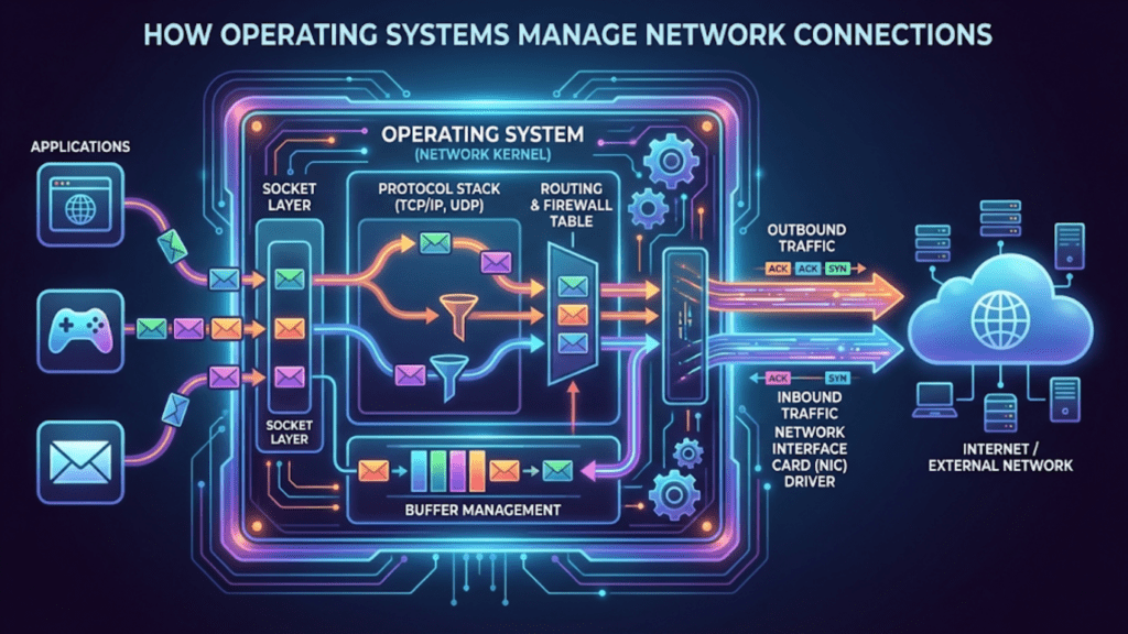 How Operating Systems Manage Network Connections - Complete Guide to OS ...