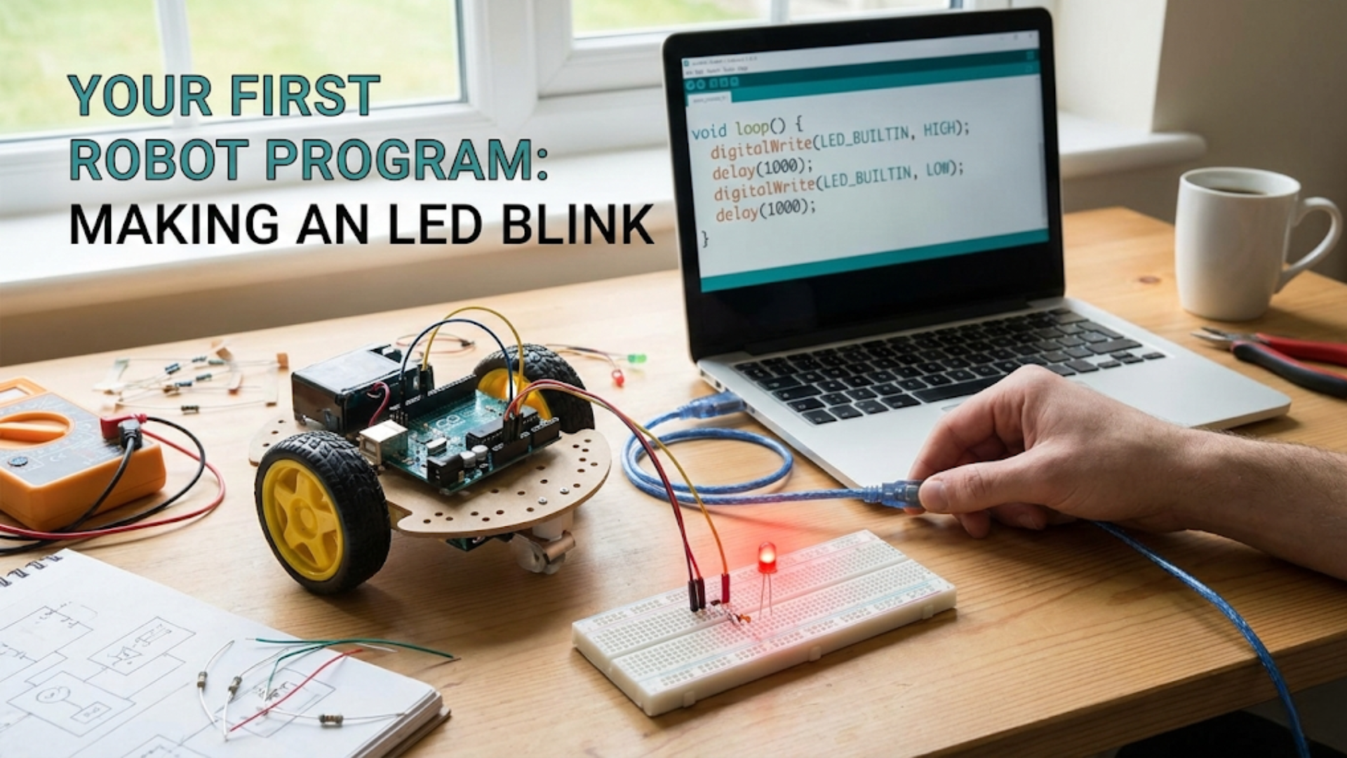 Your First Robot Program: Making an LED Blink