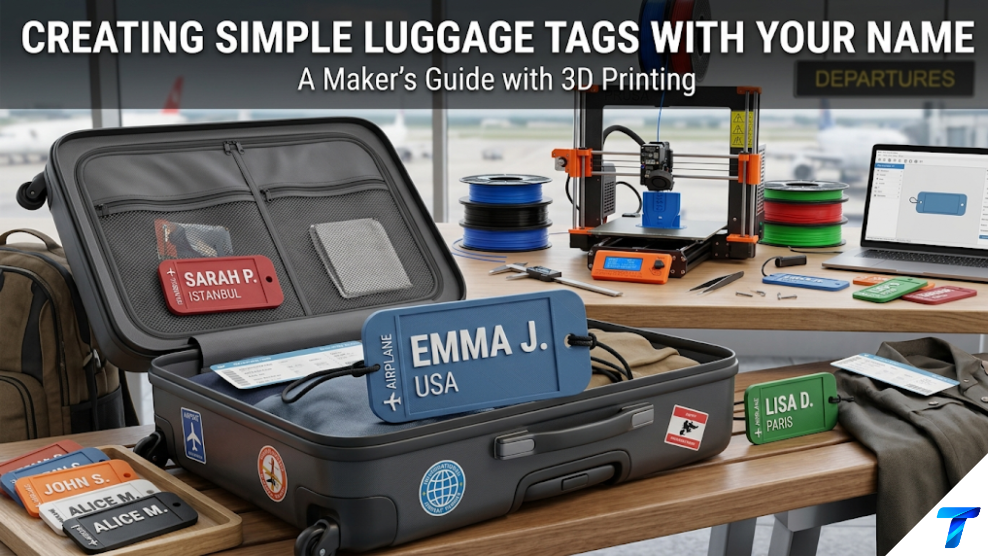 Creating Simple Luggage Tags with Your Name Creating Simple Luggage Tags with Your Name