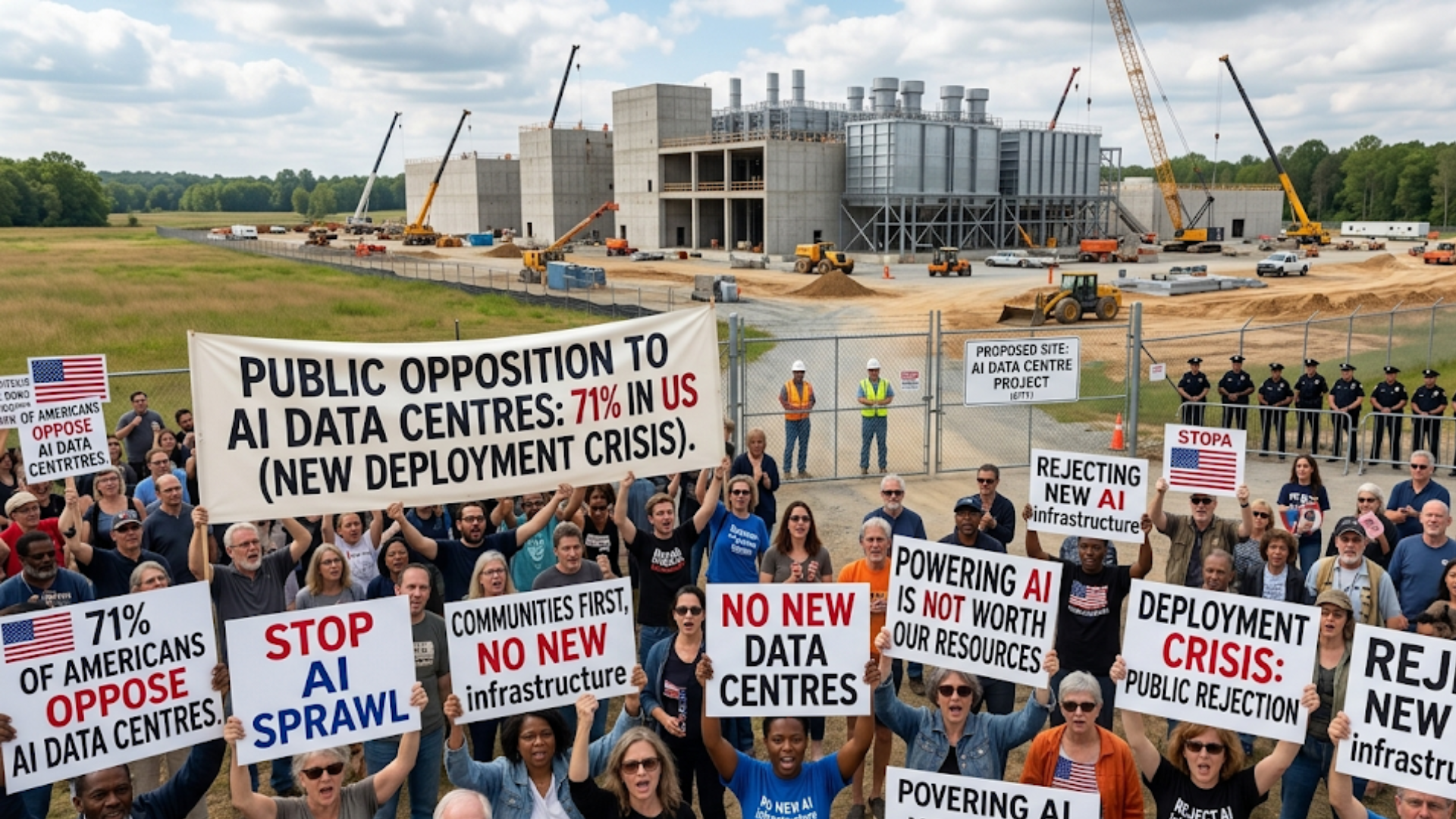Public Opposition to AI Data Centres Reaches 71% in US, Creating New Infrastructure Deployment Crisis Public Opposition to AI Data Centres Reaches 71% in US, Creating New Infrastructure Deployment Crisis