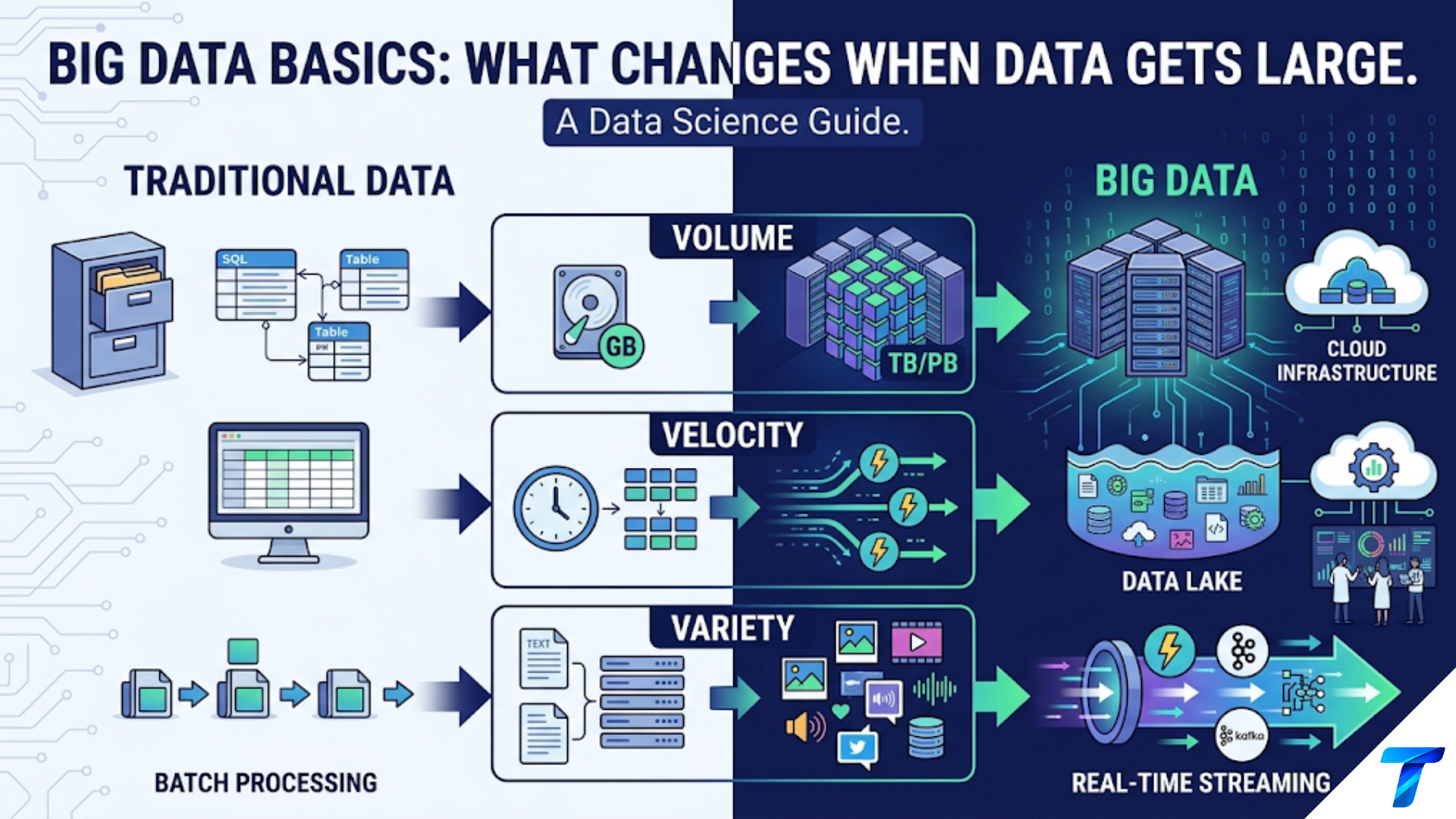 Big Data Basics: What Changes When Data Gets Large Big Data Basics: What Changes When Data Gets Large