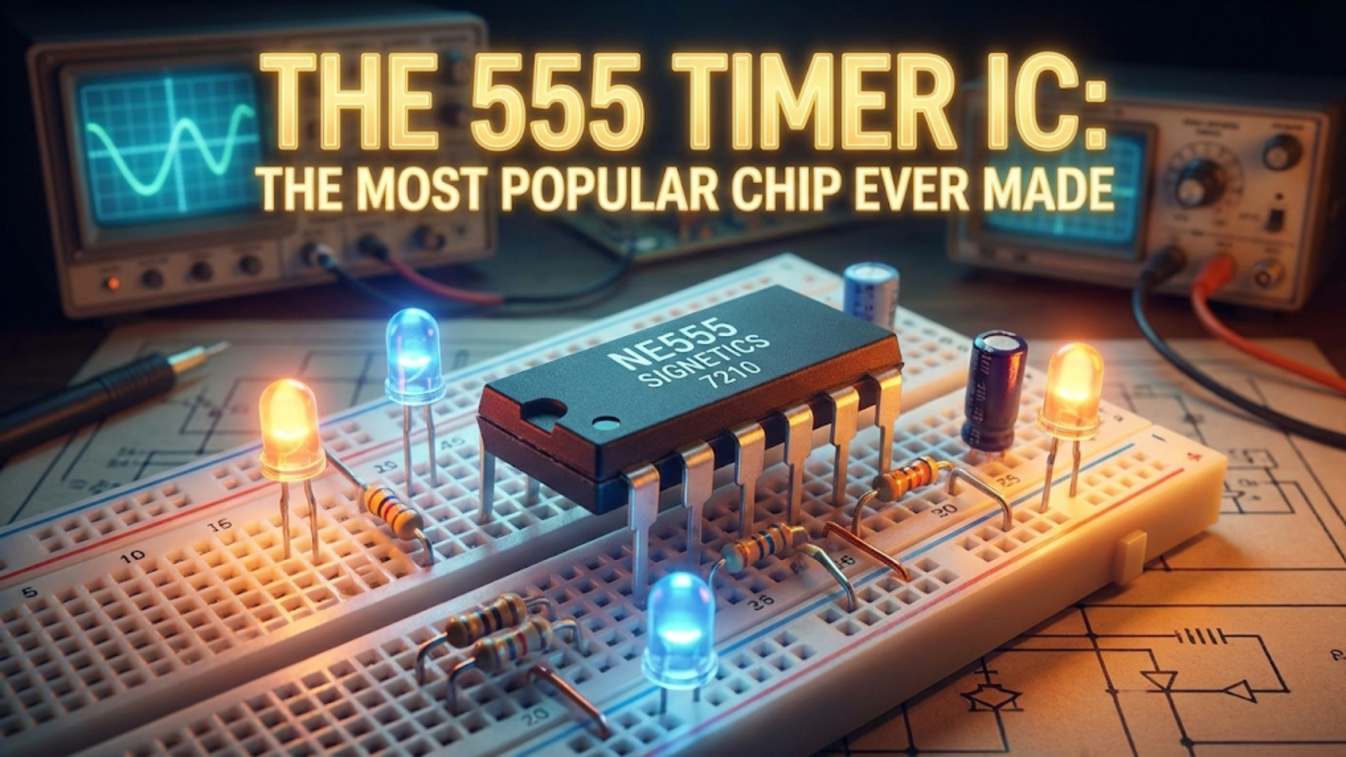 The 555 Timer IC: The Most Popular Chip Ever Made