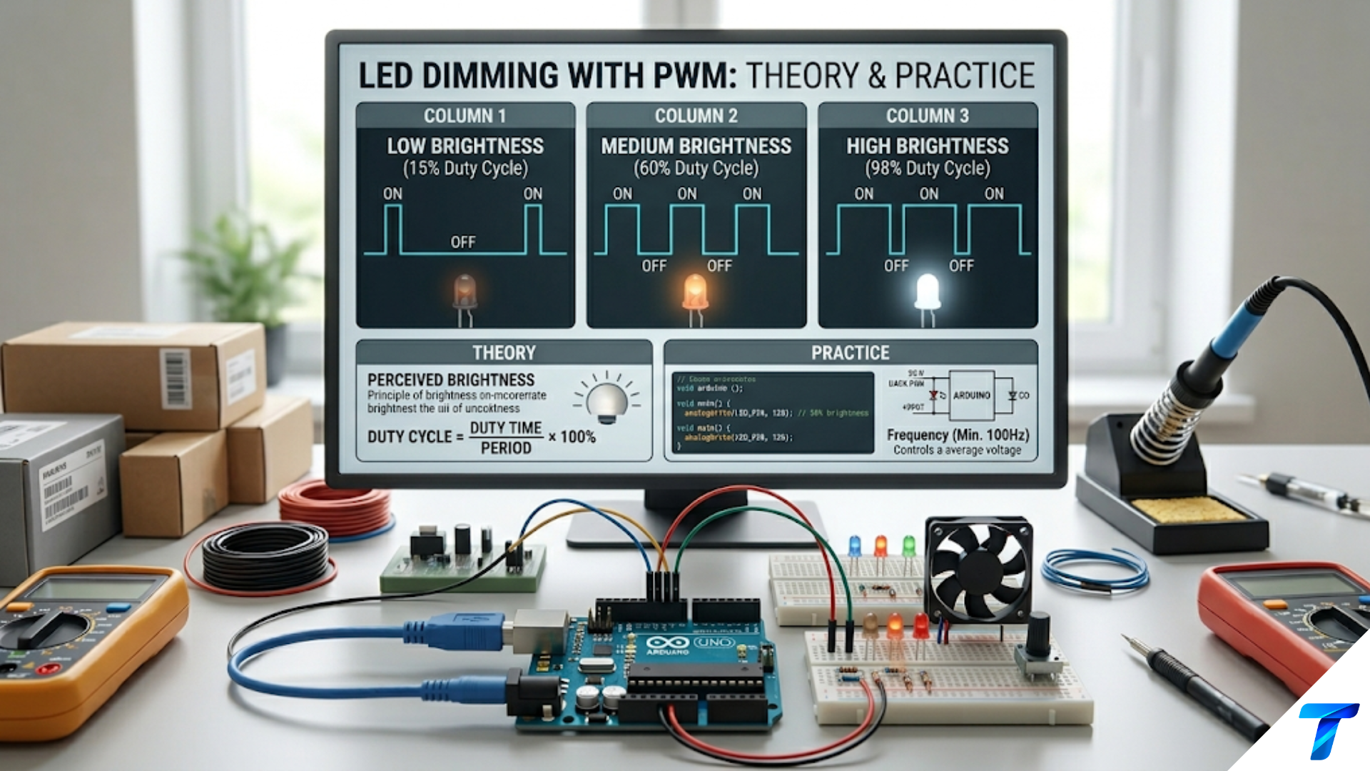 Using PWM for LED Dimming: Theory and Practice Using PWM for LED Dimming: Theory and Practice