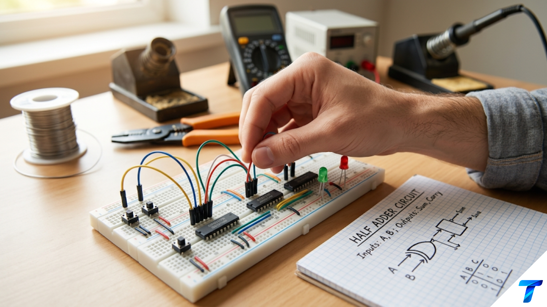 Building a Half Adder: Your First Digital Logic Circuit Building a Half Adder: Your First Digital Logic Circuit