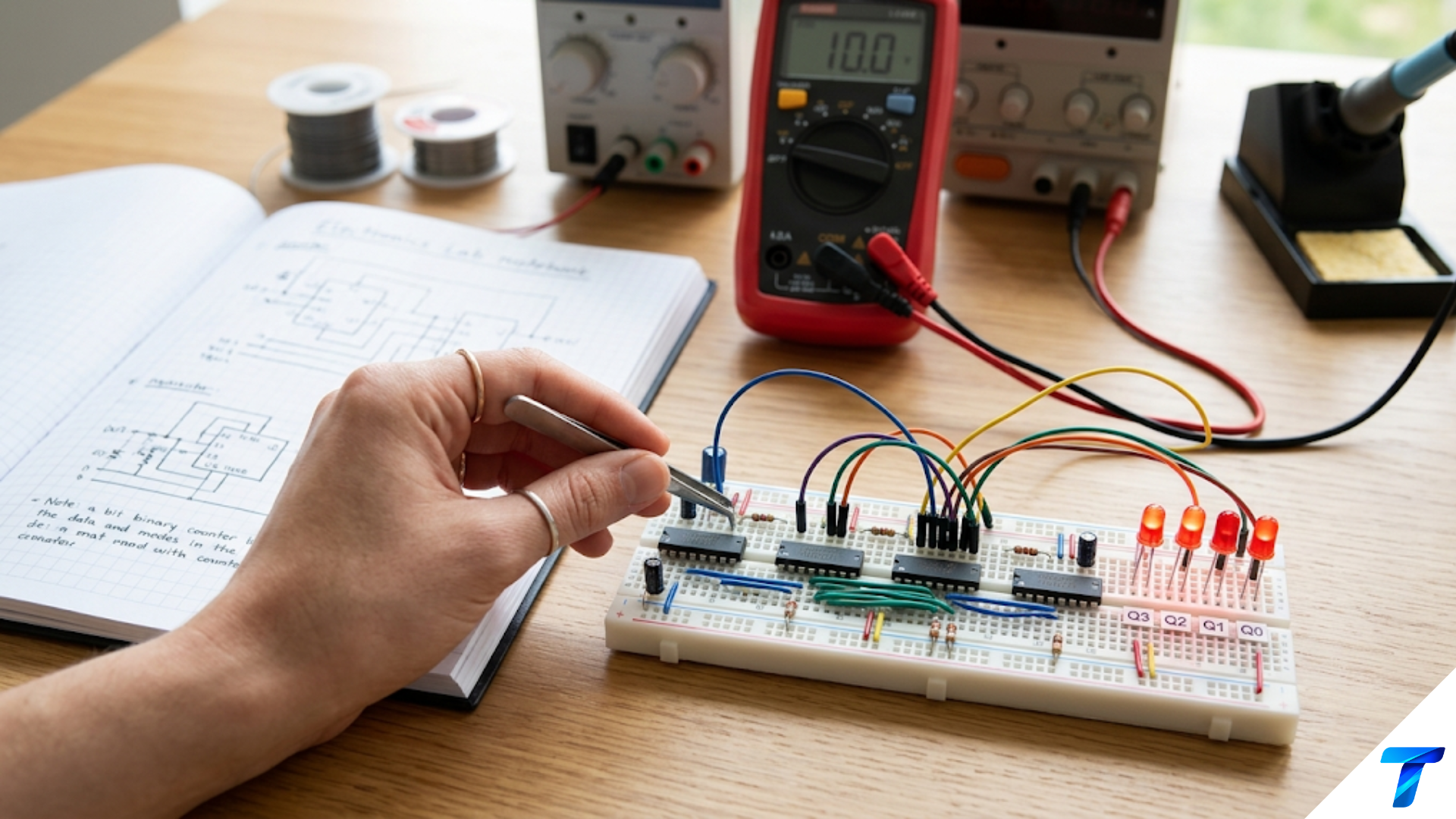 Building a Simple Counter Circuit with Flip-Flops Building a Simple Counter Circuit with Flip-Flops