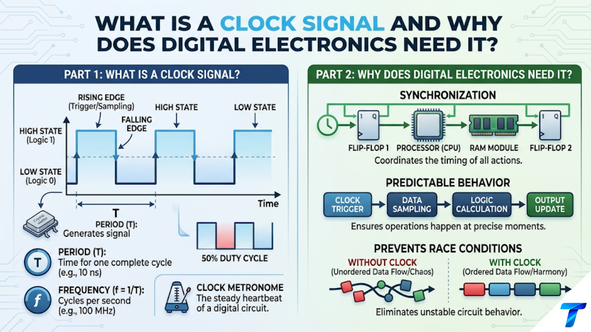 What is a Clock Signal and Why Does Digital Electronics Need It? What is a Clock Signal and Why Does Digital Electronics Need It?