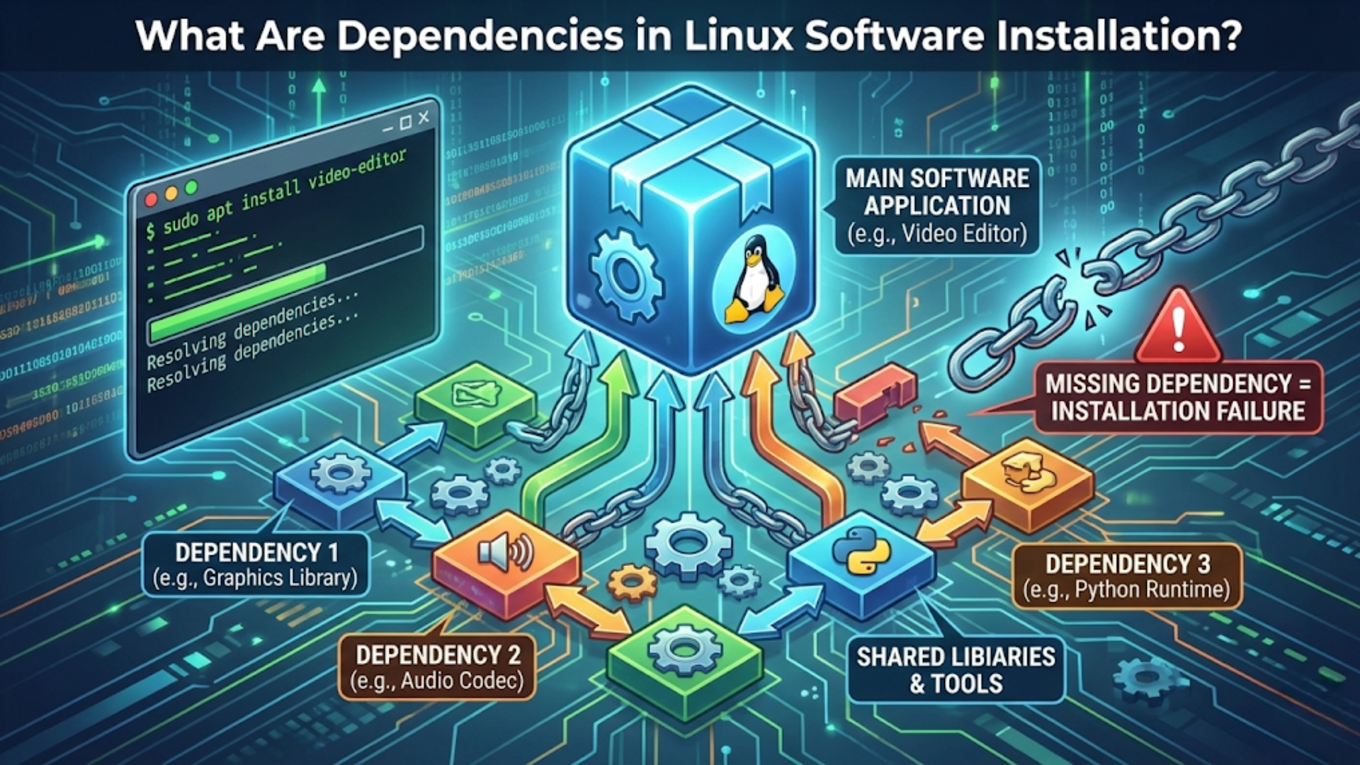 What Are Dependencies in Linux Software Installation?