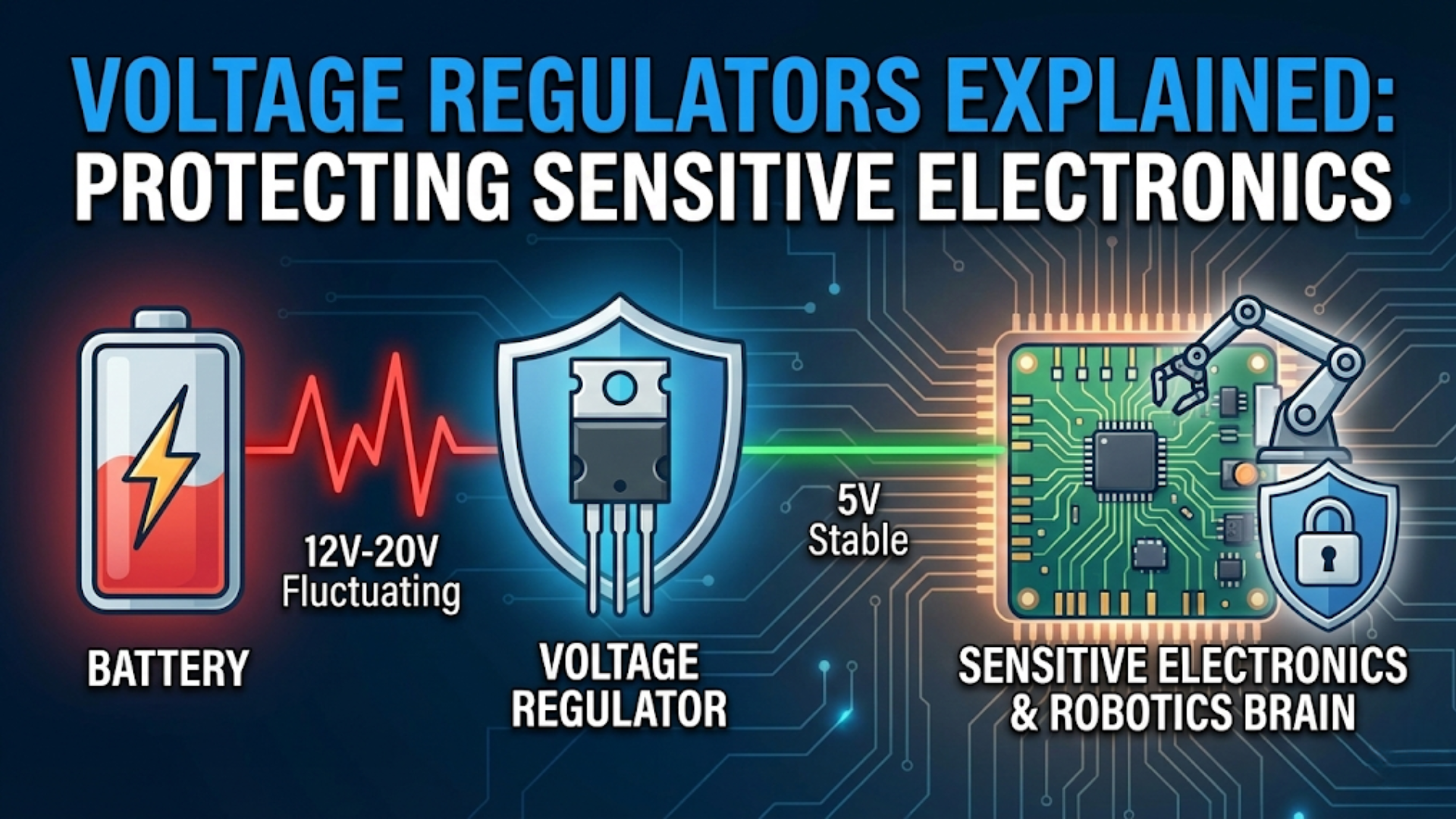 Voltage Regulators Explained: Protecting Sensitive Electronics