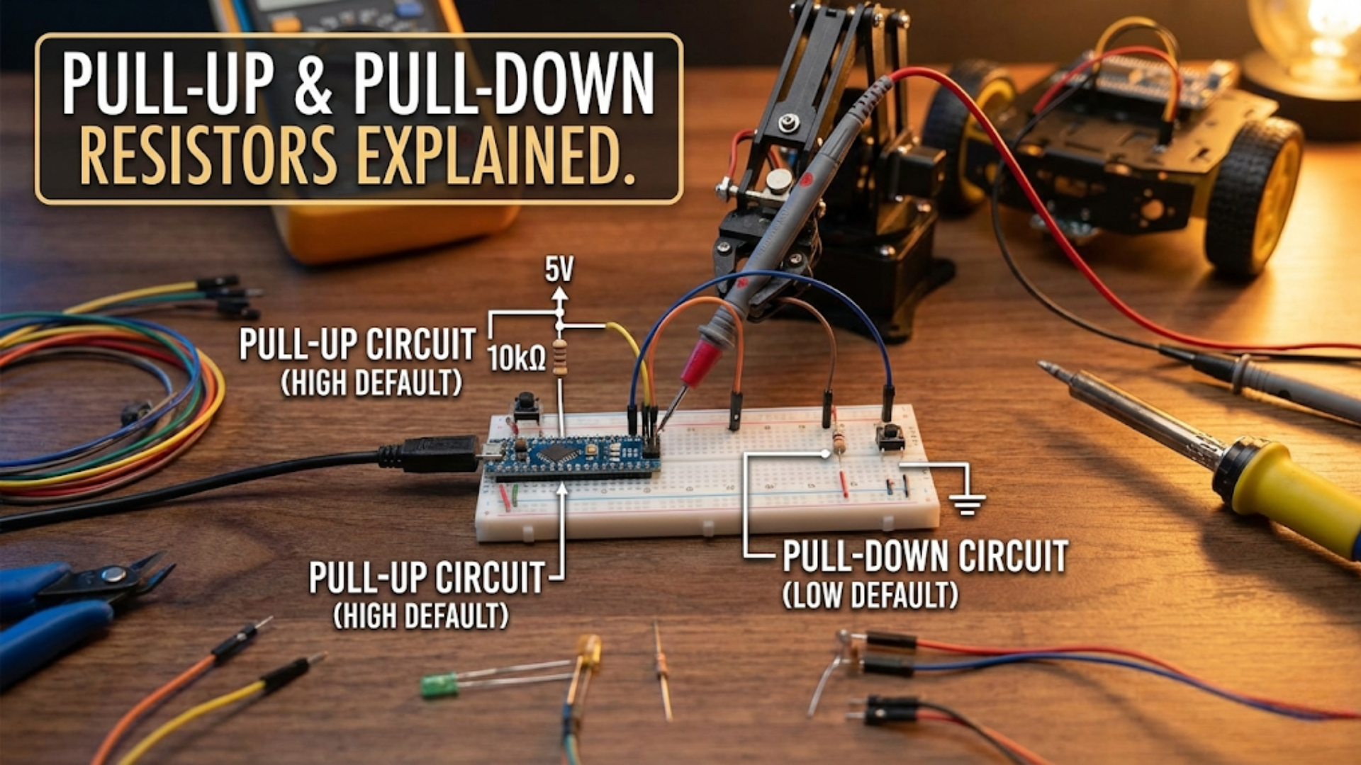 What Are Pull-Up and Pull-Down Resistors and When Do You Need Them? What Are Pull-Up and Pull-Down Resistors and When Do You Need Them?