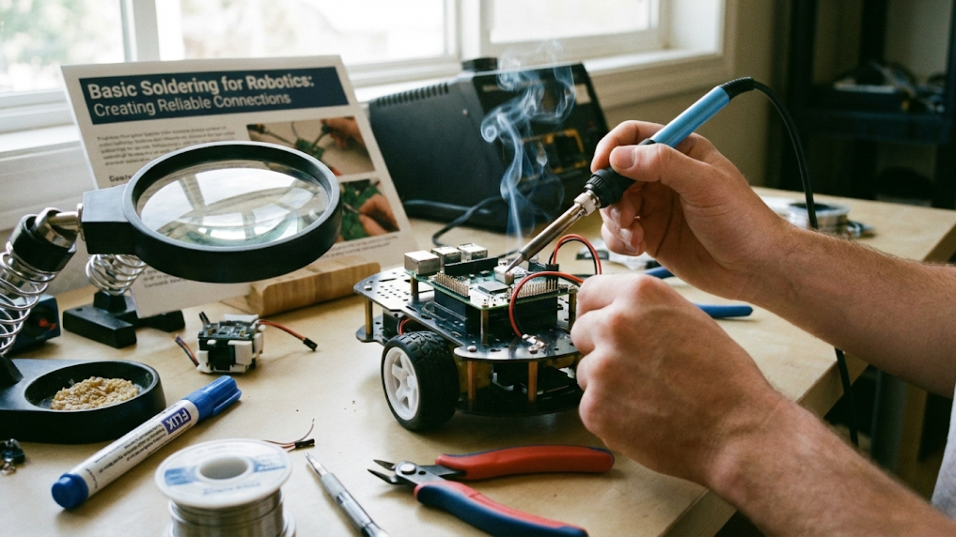 Basic Soldering for Robotics: Creating Reliable Connections Basic Soldering for Robotics: Creating Reliable Connections
