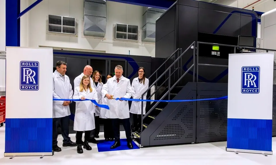 Rolls-Royce Opens Dedicated Metal Additive Manufacturing Cell for Next-Gen Combat Aircraft Rolls-Royce Opens Dedicated Metal Additive Manufacturing Cell for Next-Gen Combat Aircraft