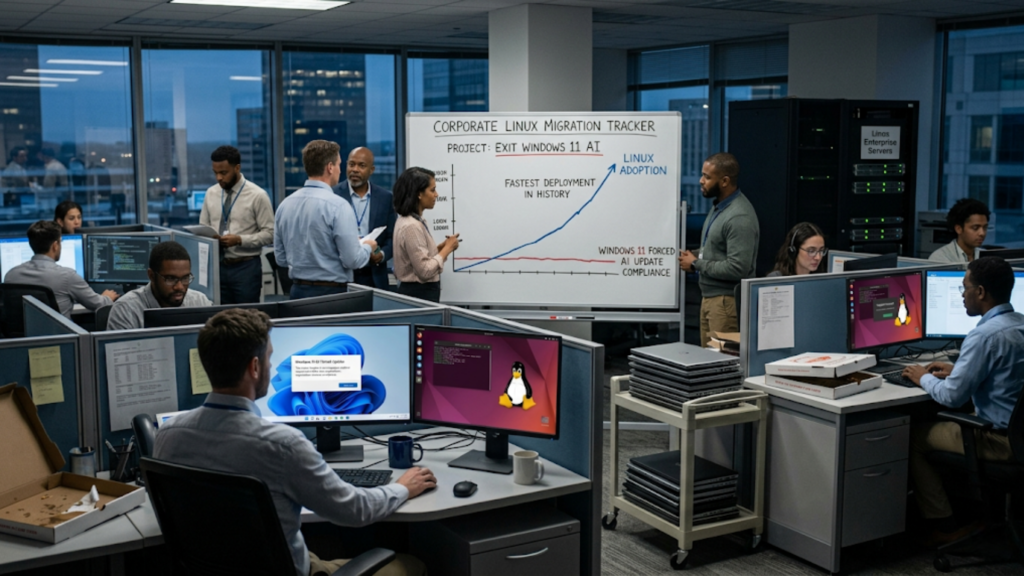 Windows 11 Copilot Controversy Triggers Fastest Corporate Linux ...