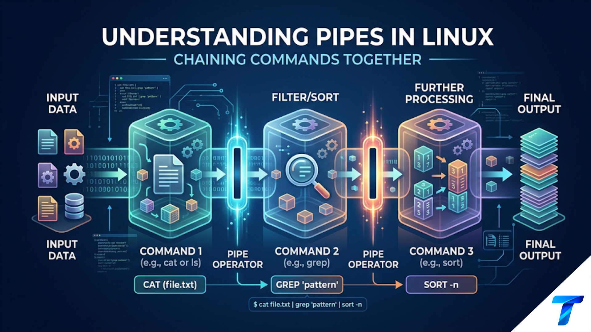 Basic Data Visualization Types Understanding Pipes in Linux: Chaining Commands Together Explained